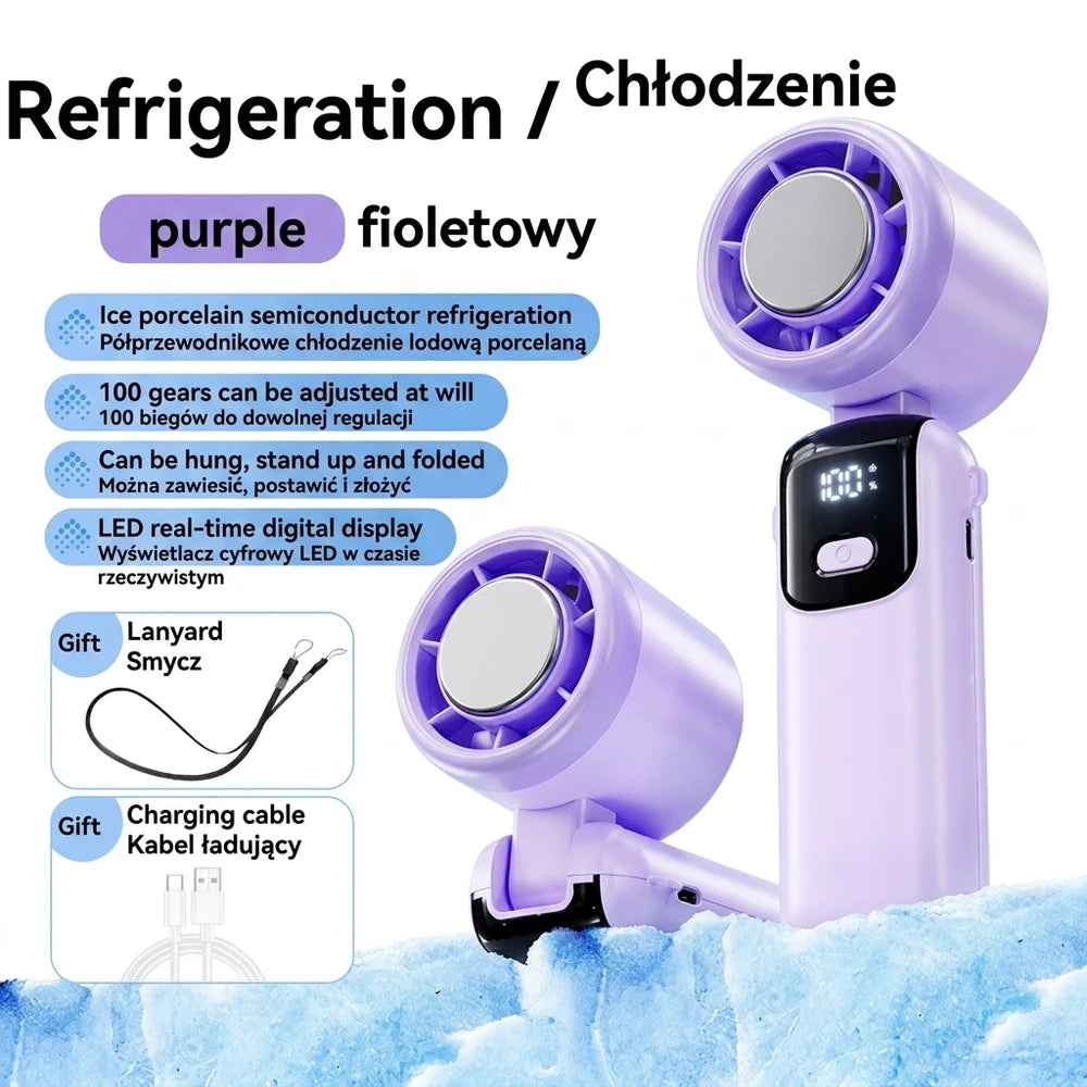 Alvors™ Przenośny wentylator ręczny chłodzący