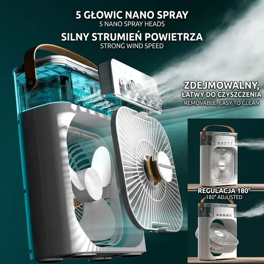 Alvors™ Wentylator z funkcją chłodzenia i nawilżania 3w1